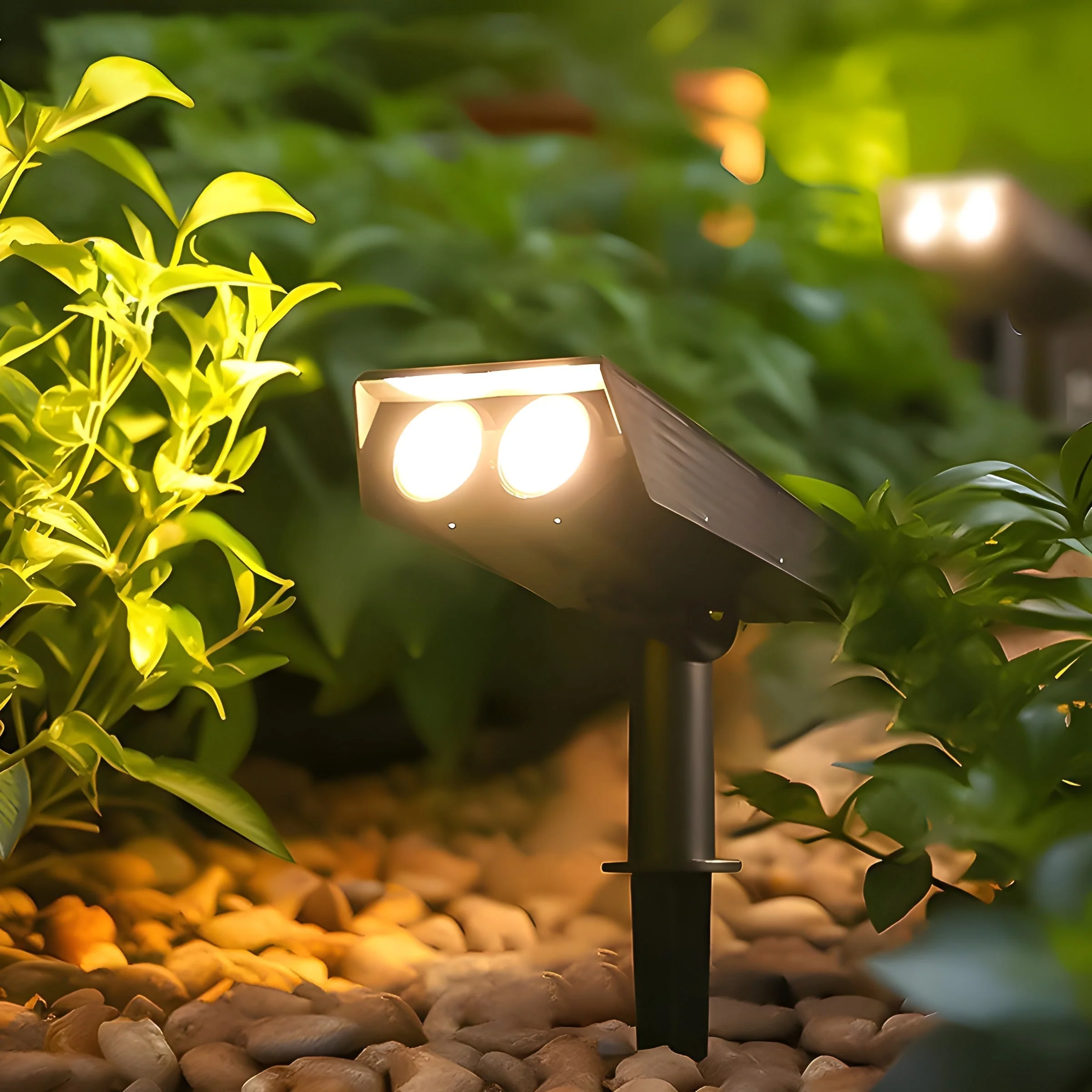 Solar Outdoor Spot Light Adjustable Head Garden Light - Image 7