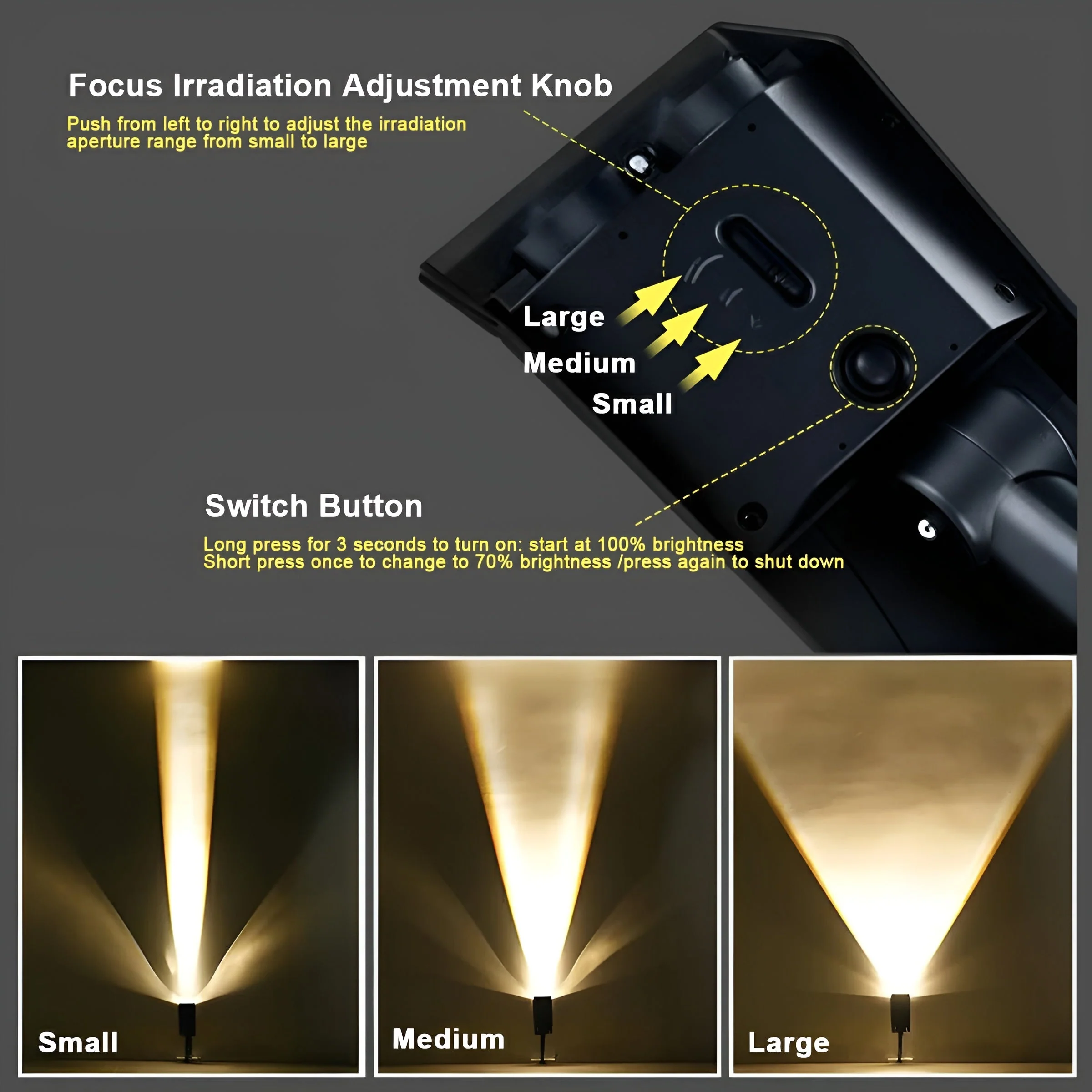 Solar Outdoor Spot Light Adjustable Head Garden Light - Image 9