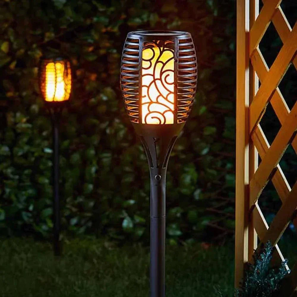Solar Outdoor Torch Light With Flame Effect Stake - Image 5