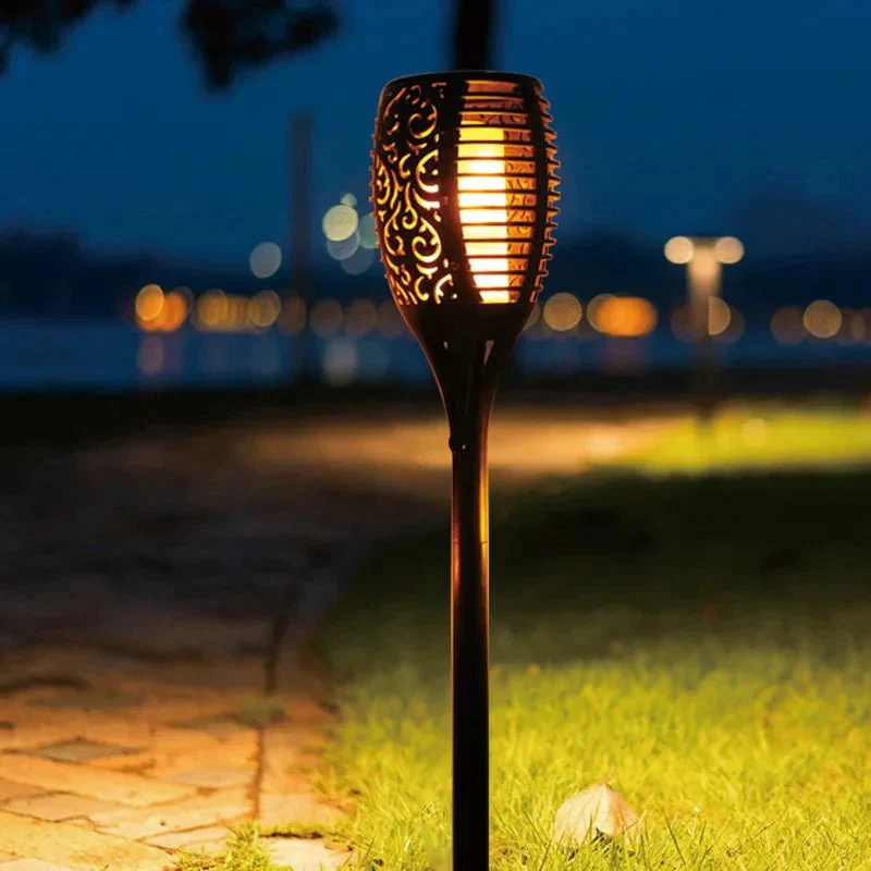 Solar Outdoor Torch Light With Flame Effect Stake - Image 8