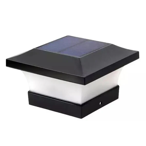 Solar Outdoor Wall Light With Square Black Housing - Image 4