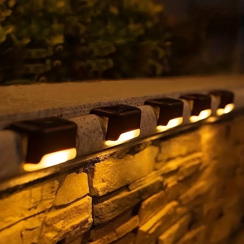 Solar Powered LED Outdoor Wall Lights for Fence Mounting - Image 2