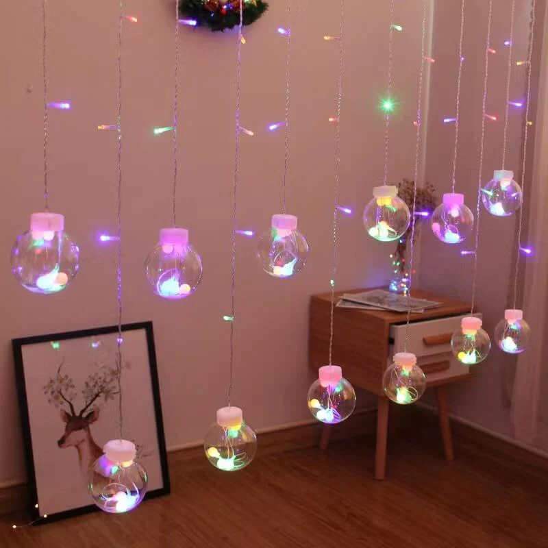 Solar String Lights with Star and Moon Hanging Shapes - Image 7