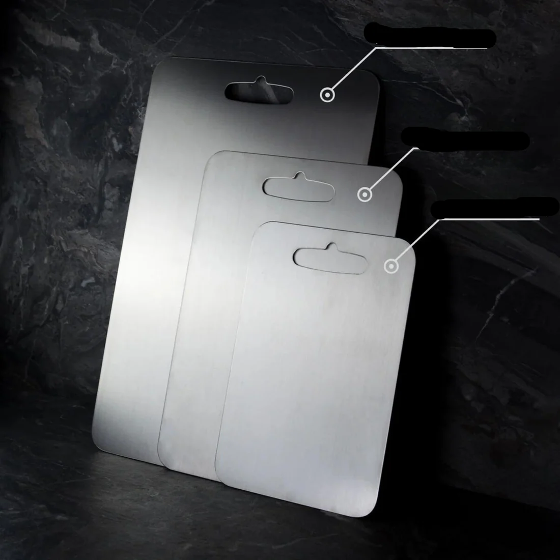 Stainless Steel Cutting Board Hygienic Durable Kitchen Chopping Board - Image 2