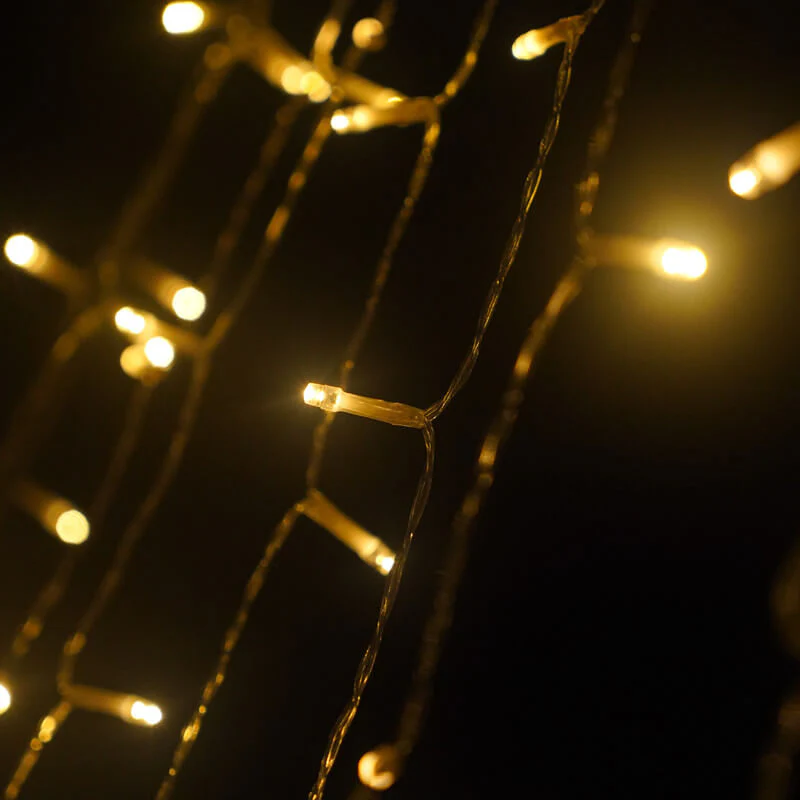 Star Top String Solar Lights with Hanging LED Light Strands - Image 6