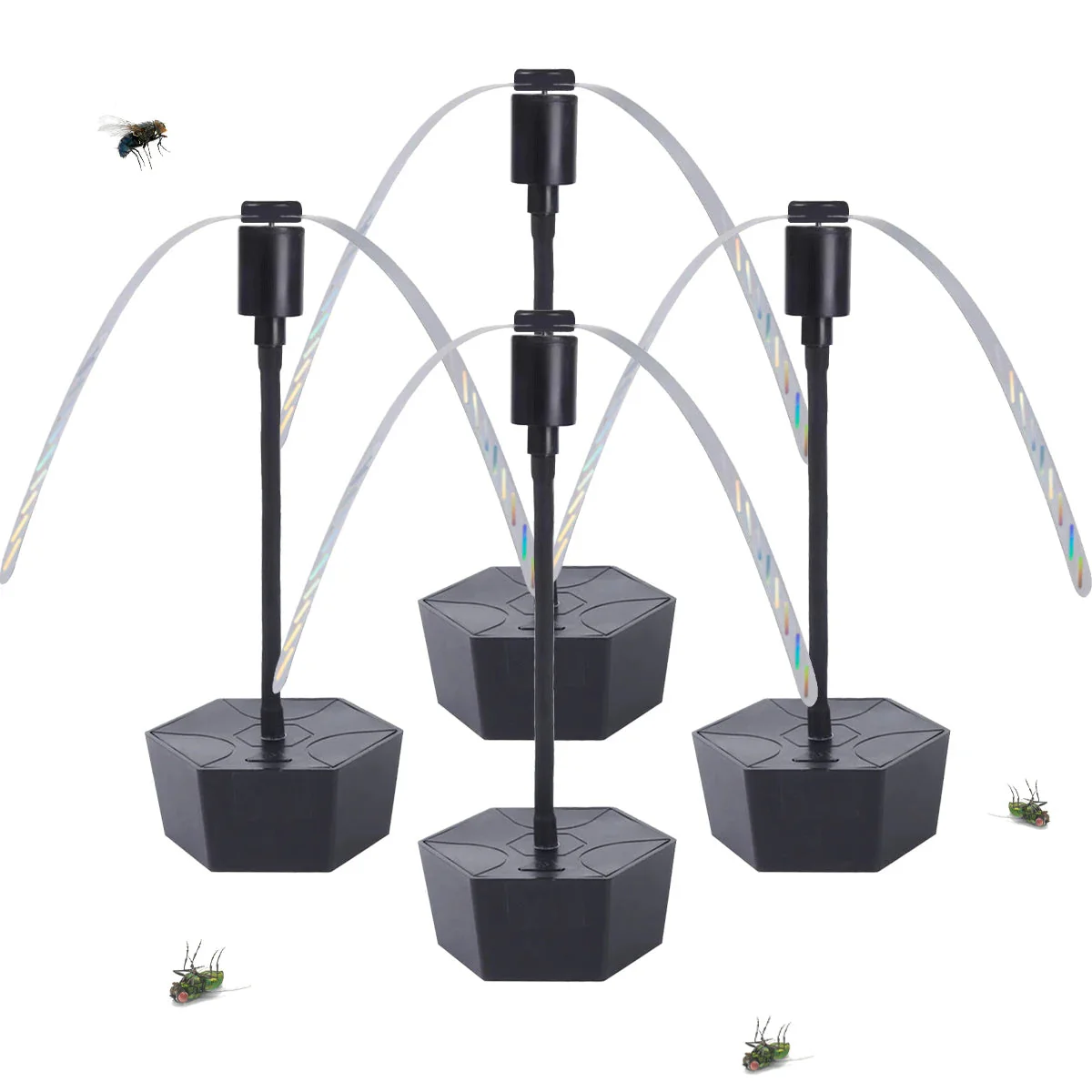 Table Top Fly Repellent Fan Rotating Insect Deterrent Tool - Image 3
