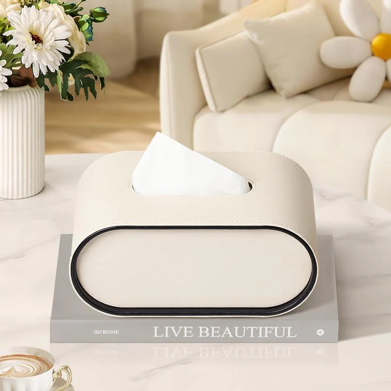 Tissue Box Holder Rectangular Cover for Paper Tissues - Image 4