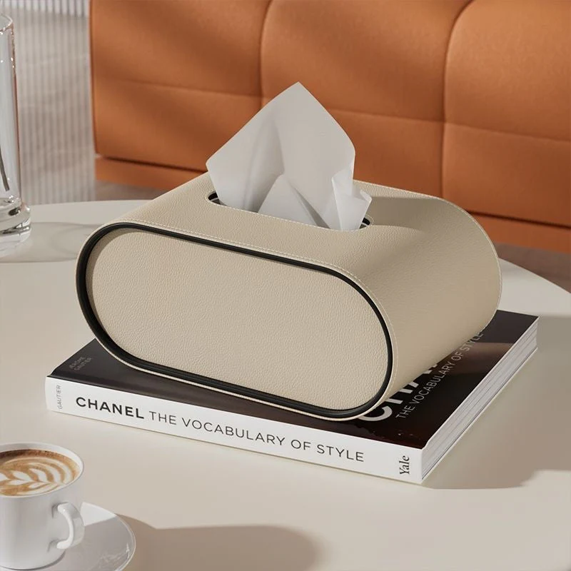 Tissue Box Holder Rectangular Cover for Paper Tissues - Image 5