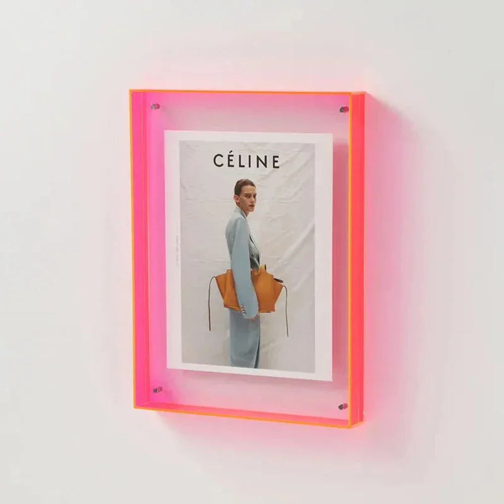 Transparent Acrylic Floating Photo Frame - Image 13