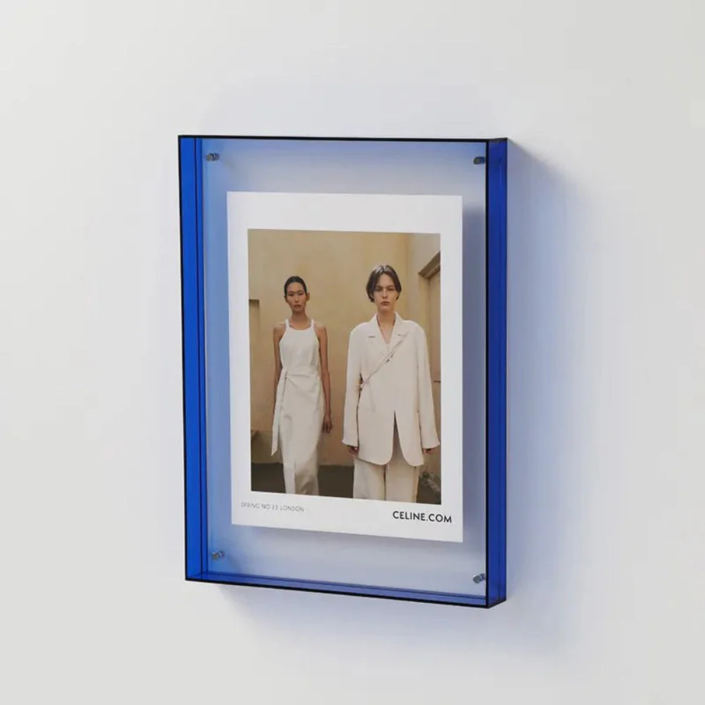 Transparent Acrylic Floating Photo Frame - Image 5