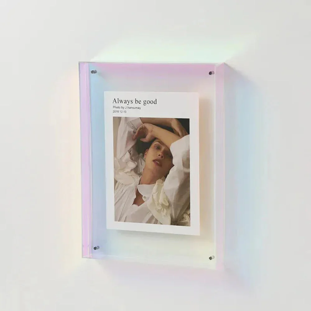 Transparent Acrylic Floating Photo Frame - Image 7