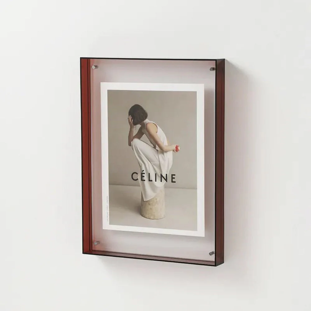Transparent Acrylic Floating Photo Frame - Image 9
