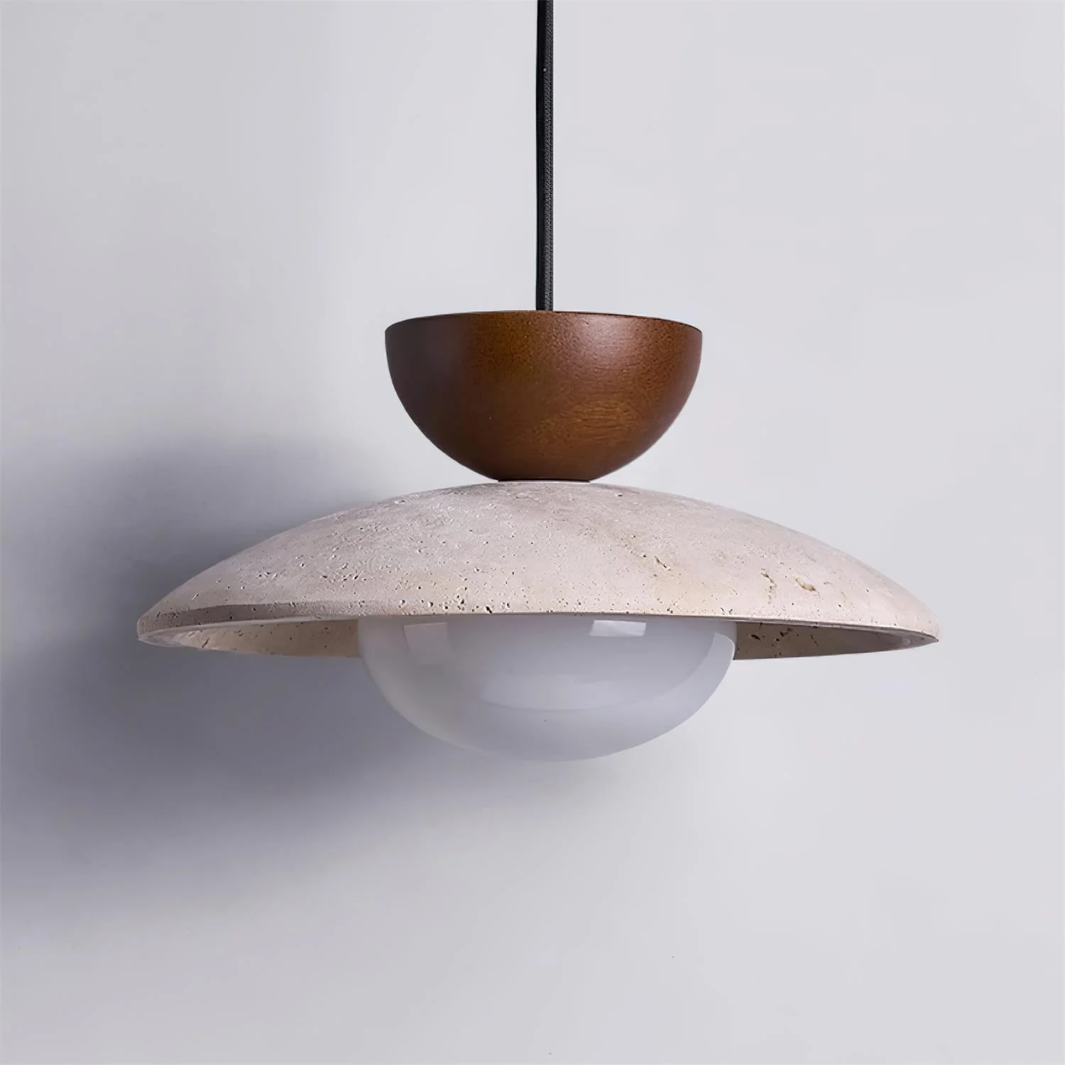Travertine Dome Pendant Light - Image 10