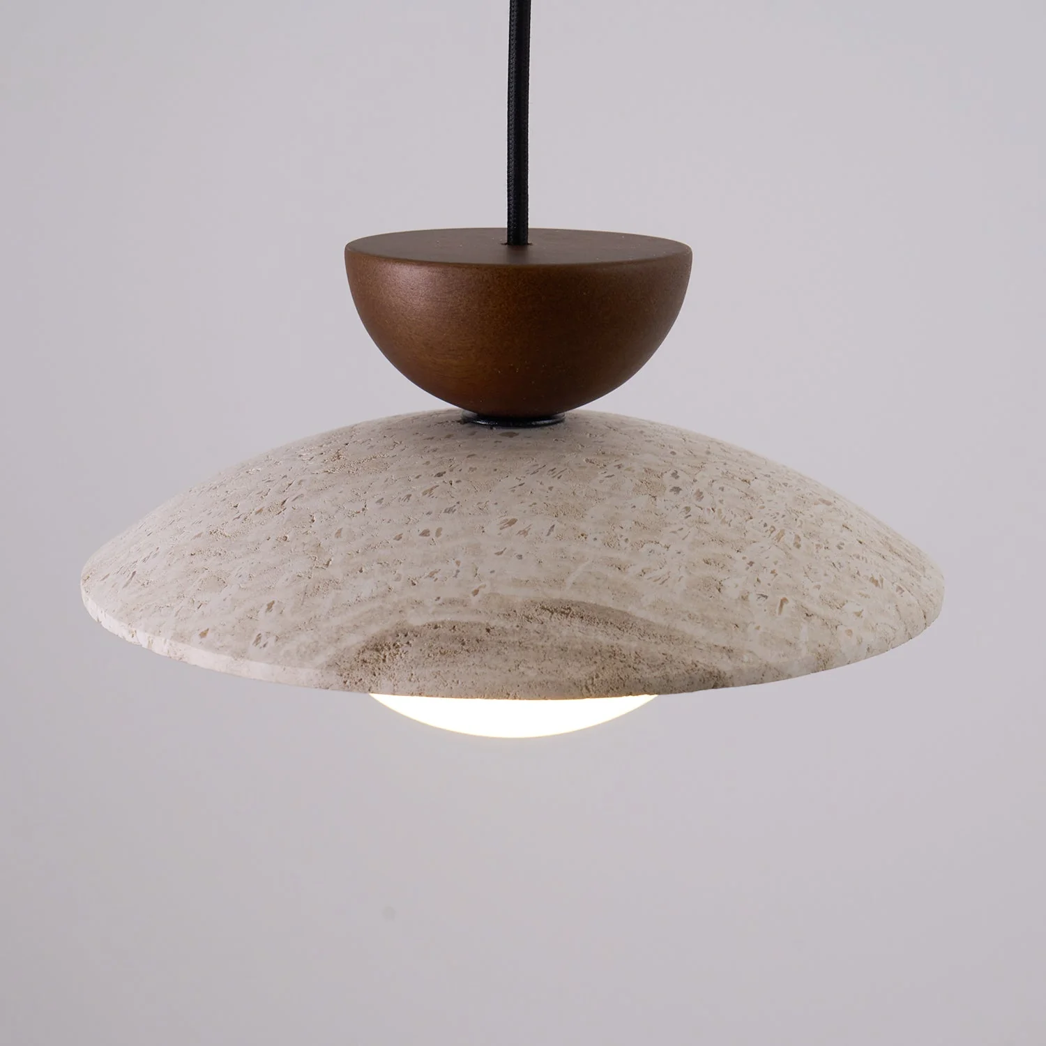 Travertine Dome Pendant Light - Image 12