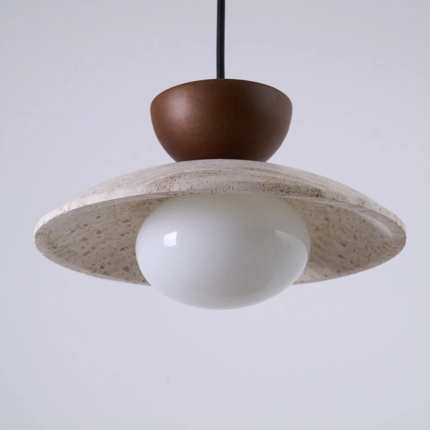 Travertine Dome Pendant Light - Image 13
