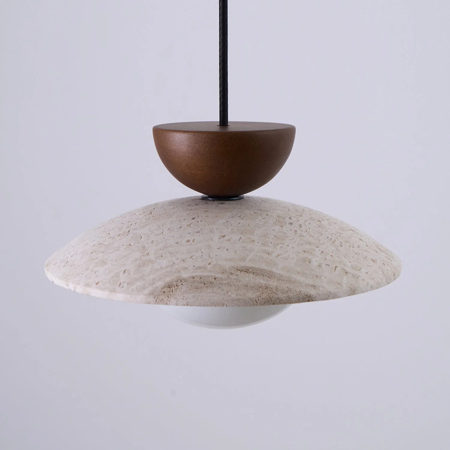 Travertine Dome Pendant Light - Image 14