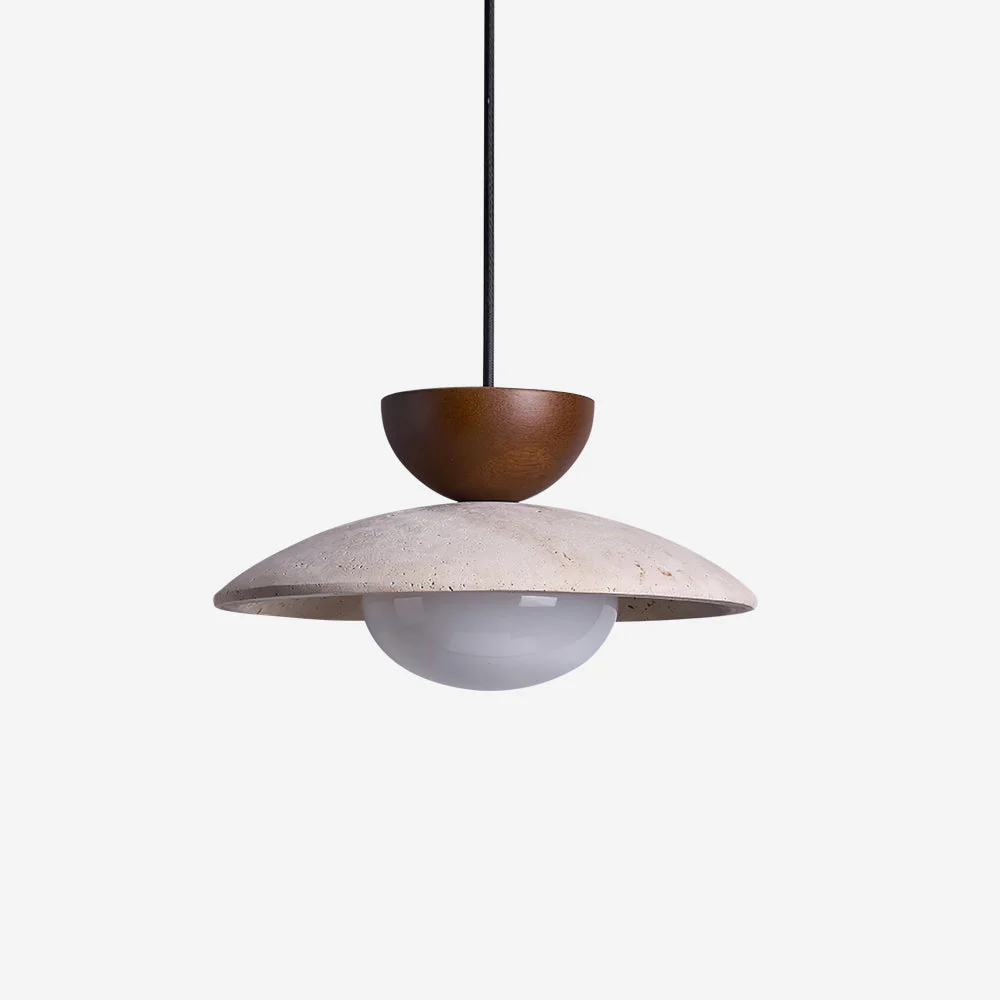 Travertine Dome Pendant Light - Image 15