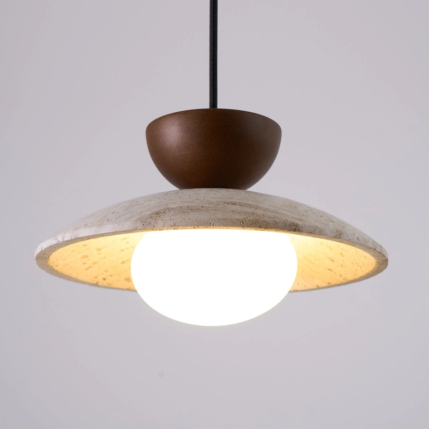 Travertine Dome Pendant Light - Image 16