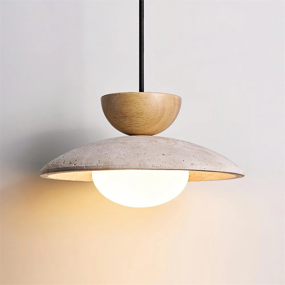 Travertine Dome Pendant Light - Image 2