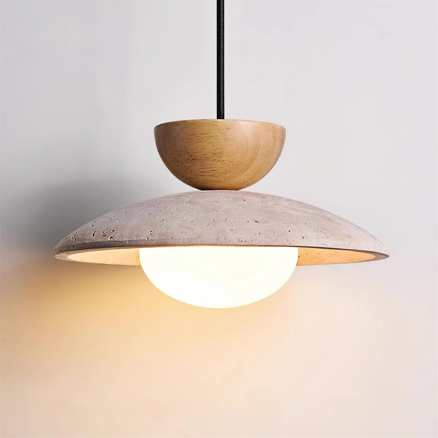 Travertine Dome Pendant Light - Image 7
