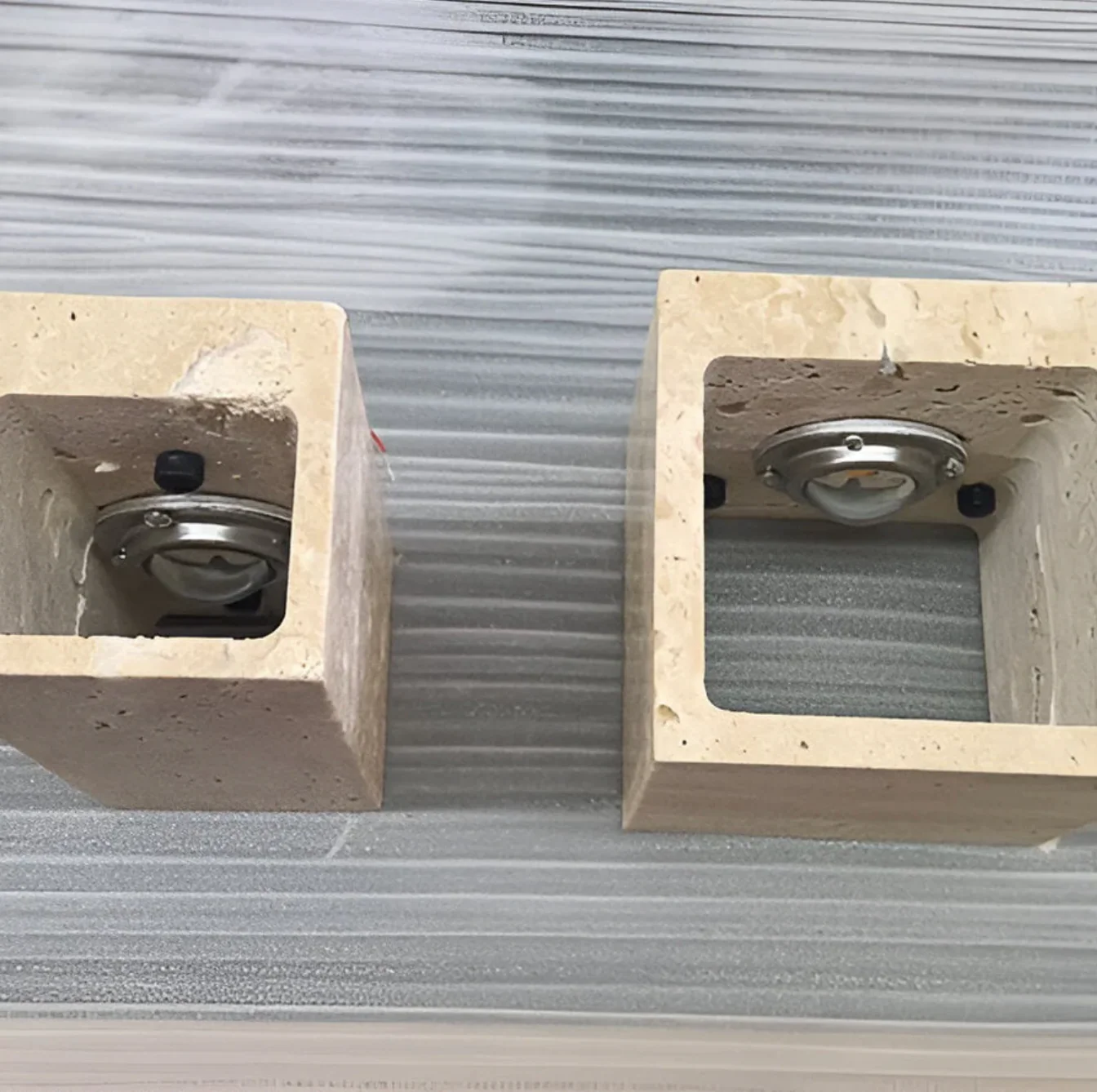 Travertine Wall Light Natural Stone Modern Minimalist Sconce - Image 22