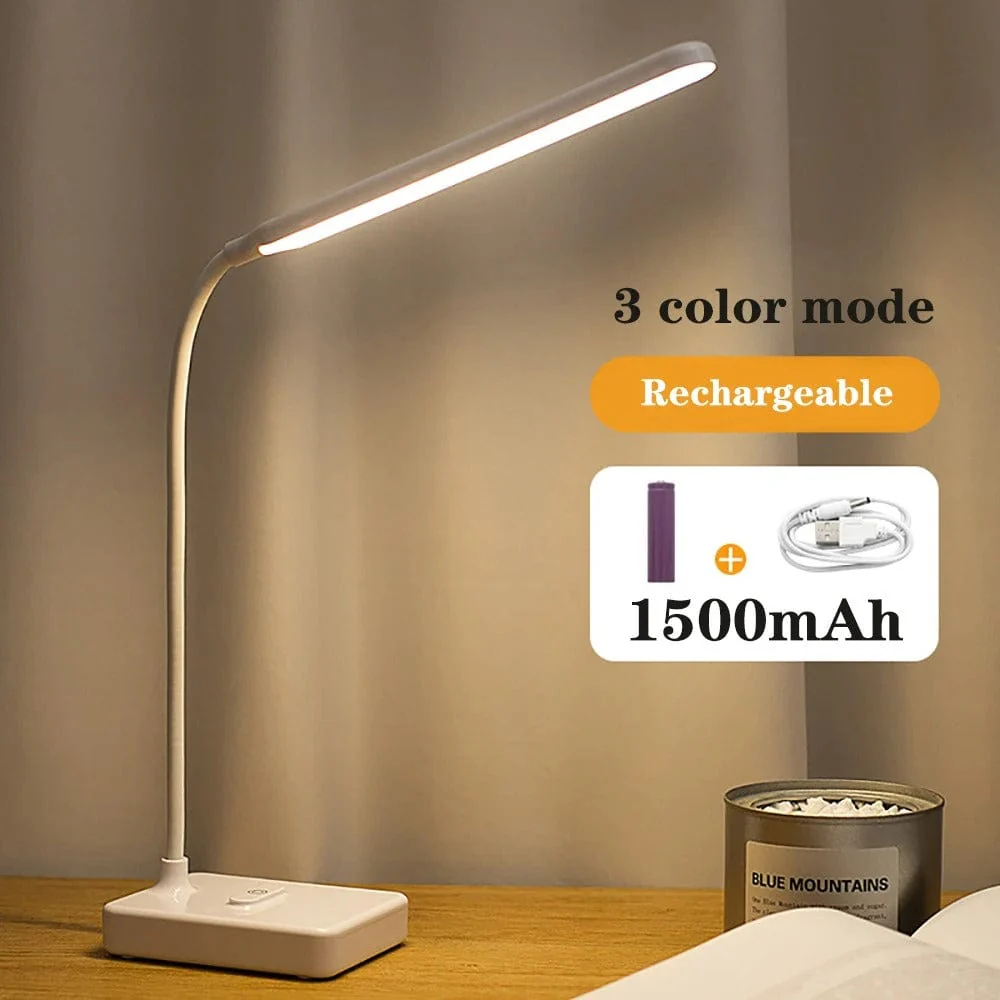 USB Rechargeable LED Desk Lamp with Flexible Arm - Image 3