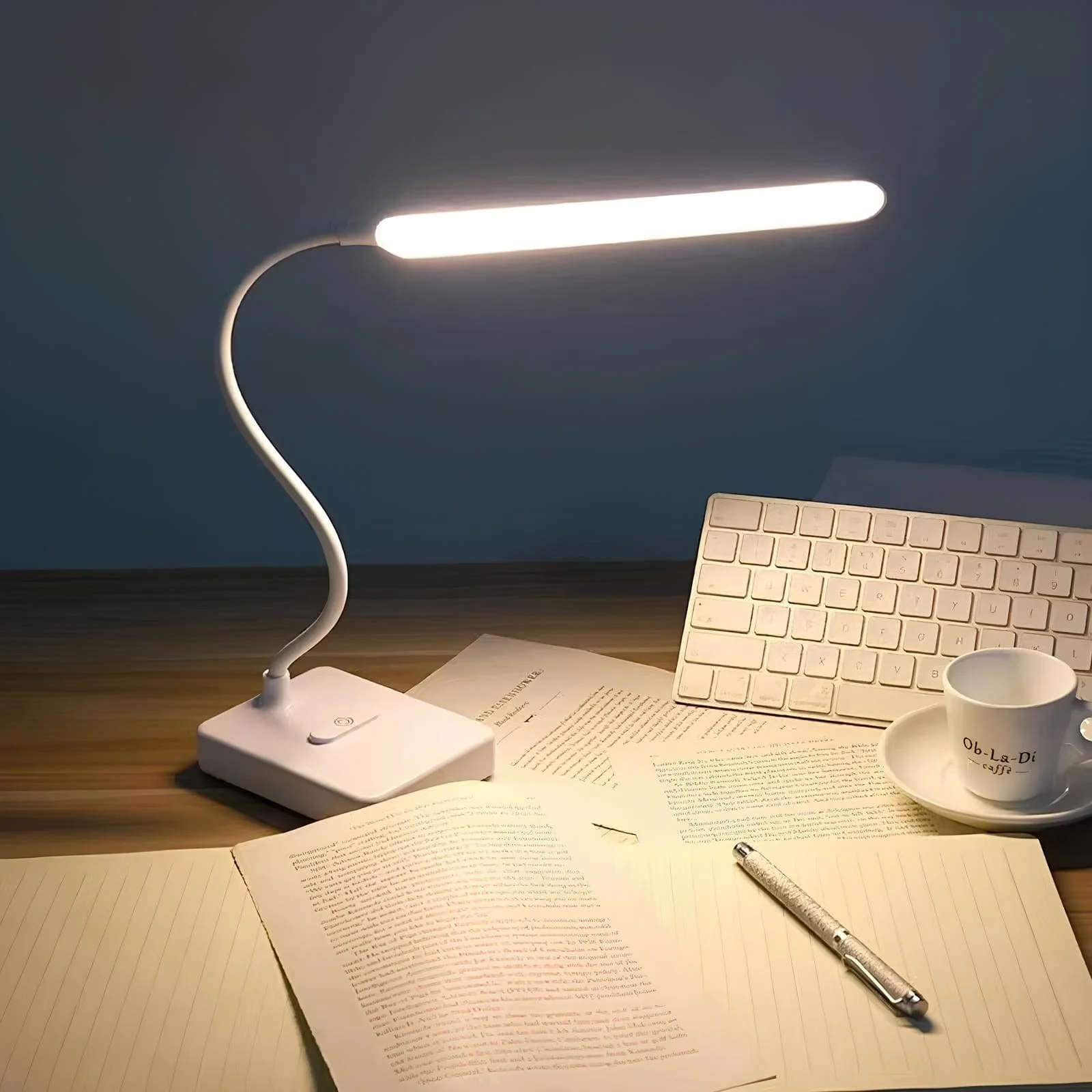 USB Rechargeable LED Desk Lamp with Flexible Arm - Image 6