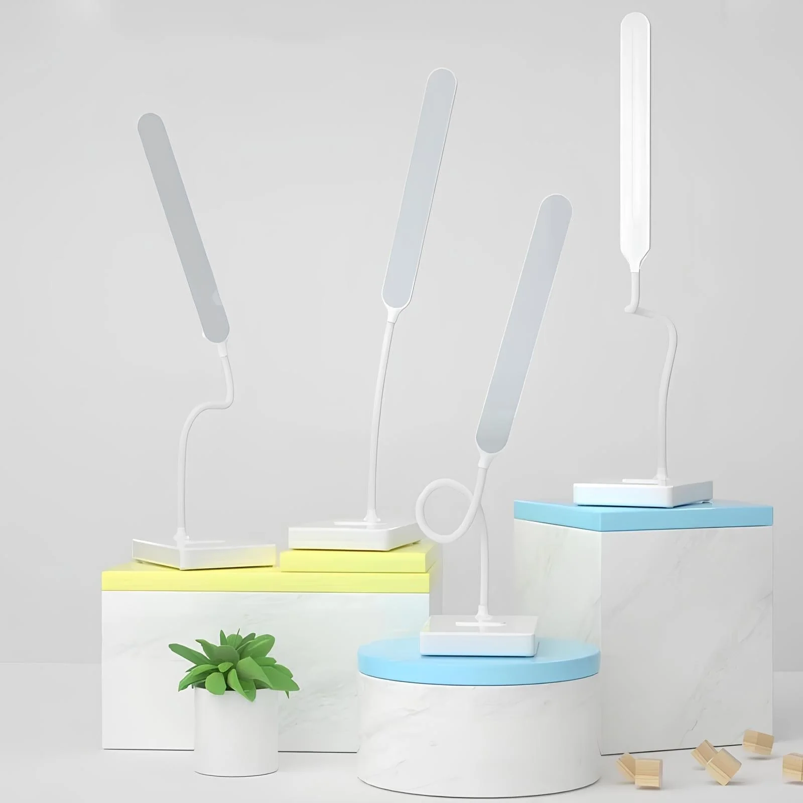 USB Rechargeable LED Desk Lamp with Flexible Arm - Image 7