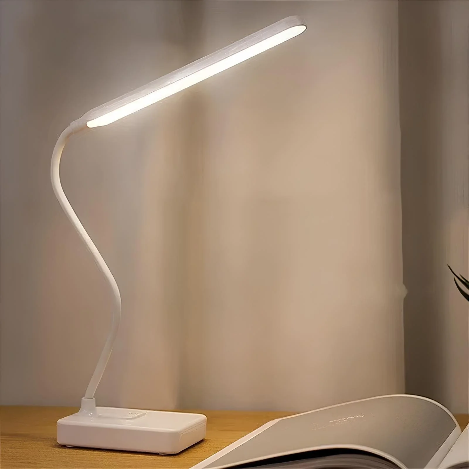USB Rechargeable LED Desk Lamp with Flexible Arm - Image 9