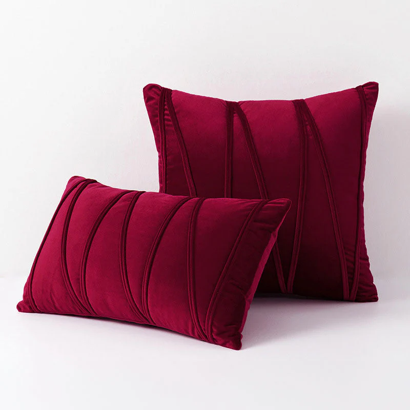 Velvet Cushion Covers Set Soft Decorative Throw Pillow Cases - Image 12