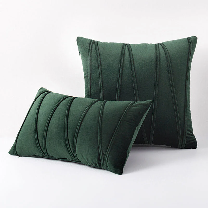 Velvet Cushion Covers Set Soft Decorative Throw Pillow Cases - Image 13