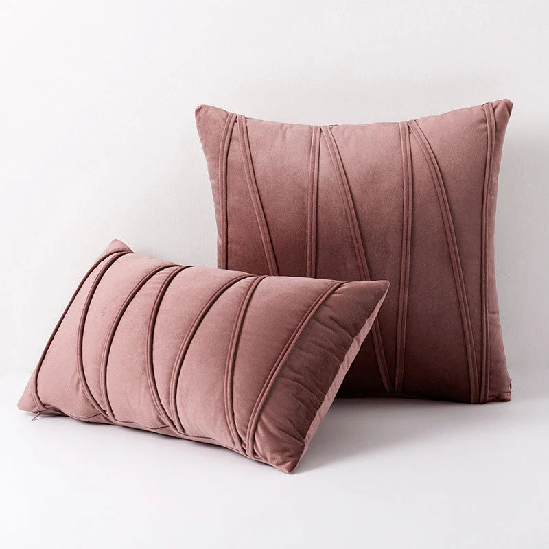 Velvet Cushion Covers Set Soft Decorative Throw Pillow Cases - Image 3