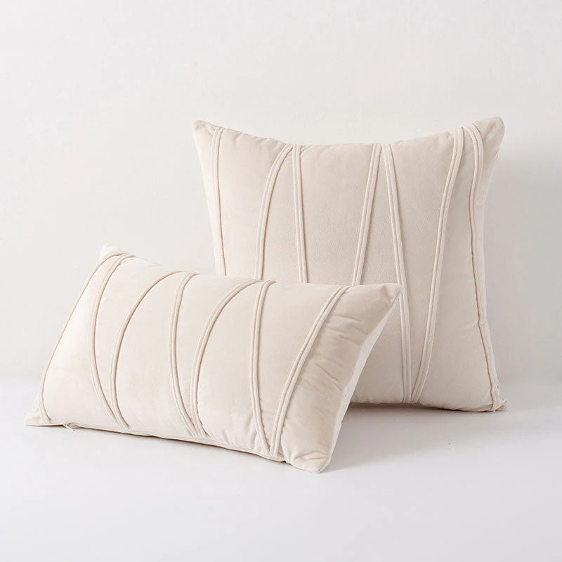 Velvet Cushion Covers Set Soft Decorative Throw Pillow Cases - Image 4