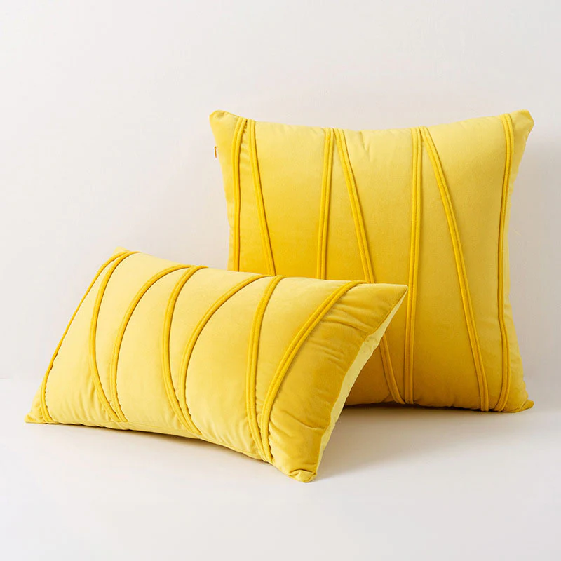Velvet Cushion Covers Set Soft Decorative Throw Pillow Cases - Image 5