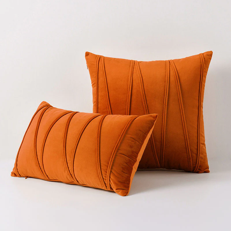 Velvet Cushion Covers Set Soft Decorative Throw Pillow Cases - Image 8