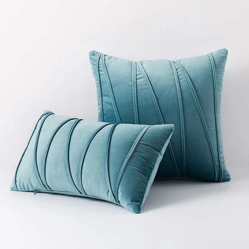 Velvet Cushion Covers Set Soft Decorative Throw Pillow Cases - Image 9