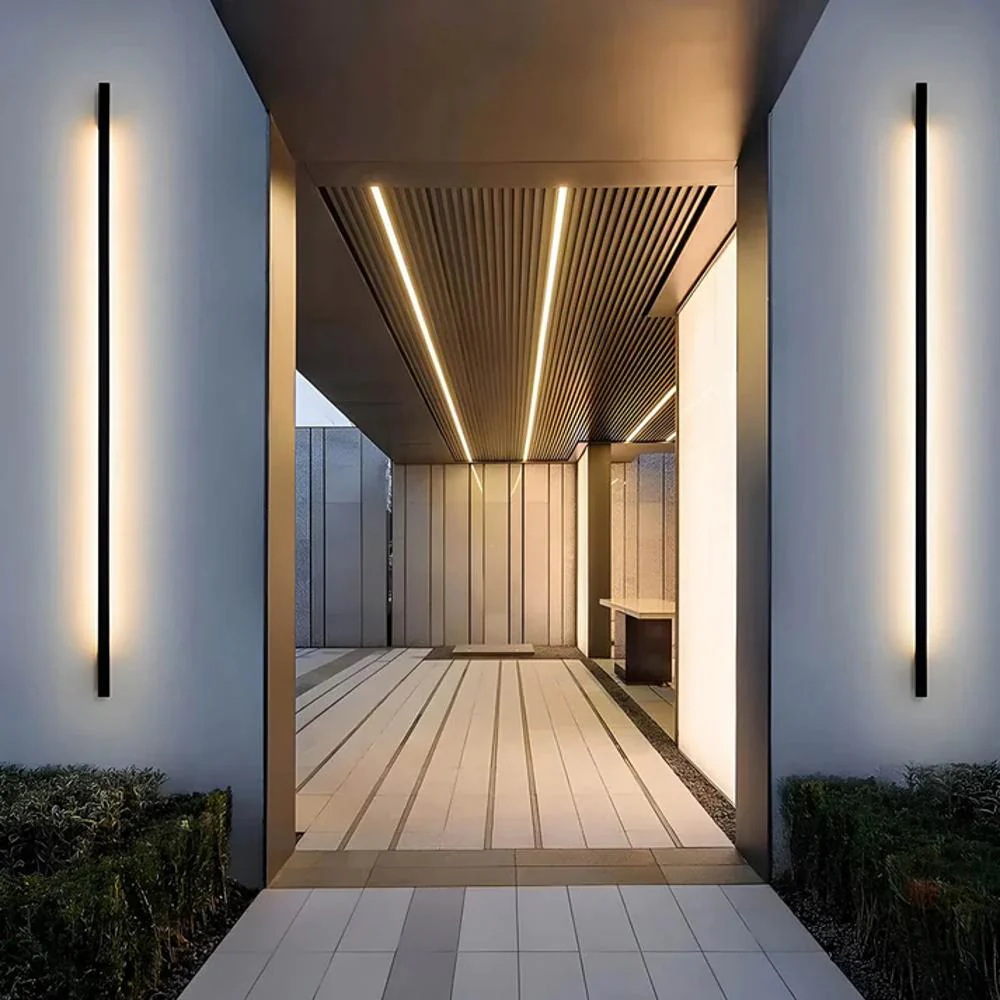 Vertical LED Outdoor Wall Light - Image 4