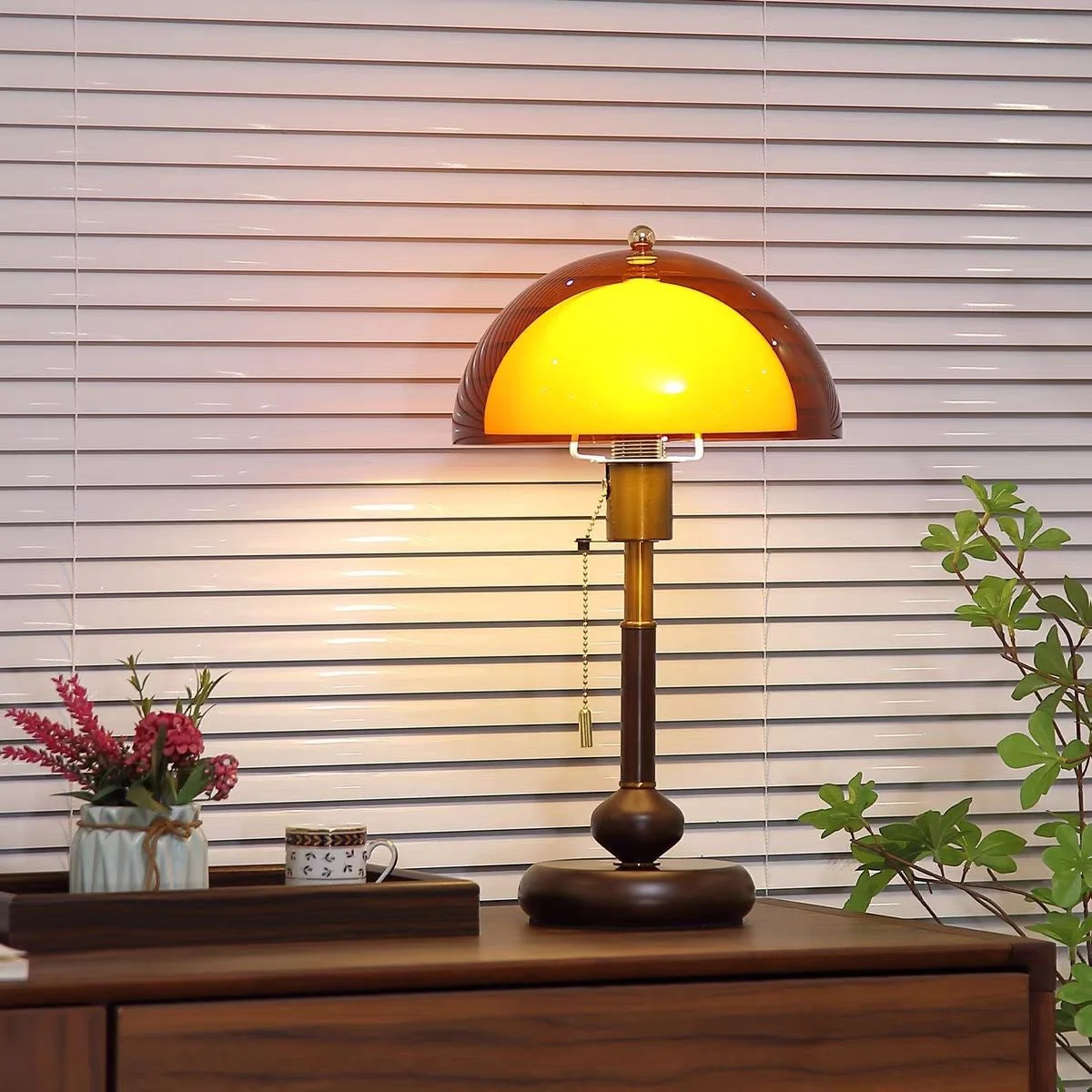 Vintage Banker Table Lamp - Image 3