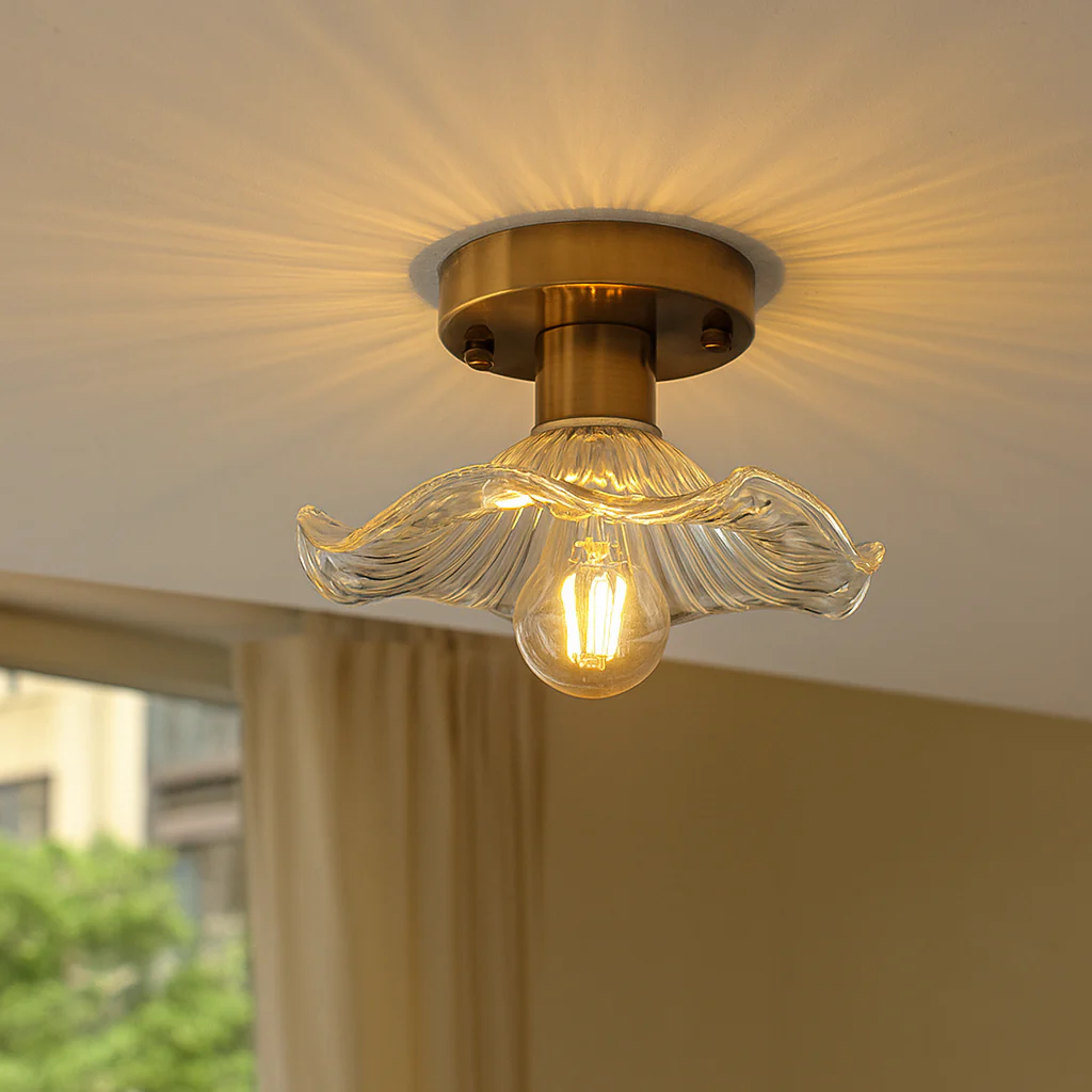 Vintage Floral Ceiling Light - Image 2