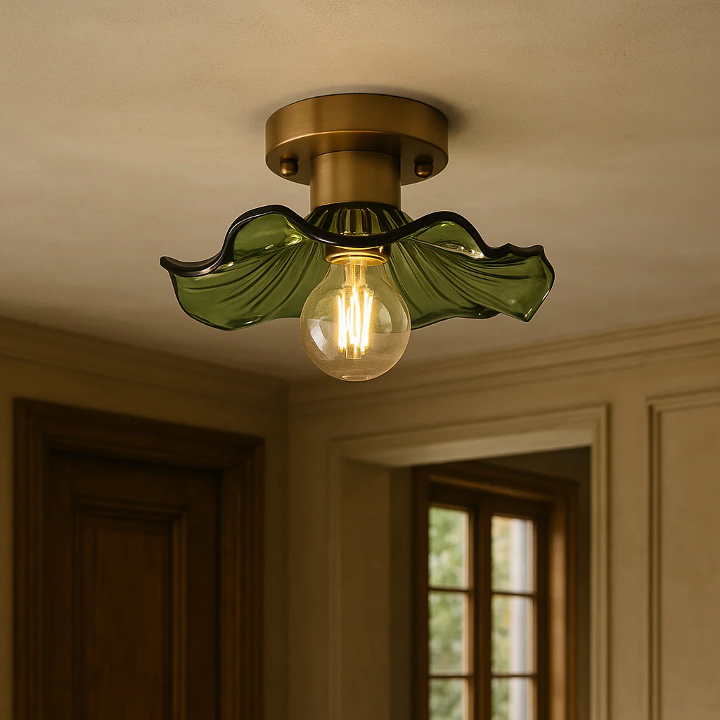 Vintage Floral Ceiling Light - Image 6