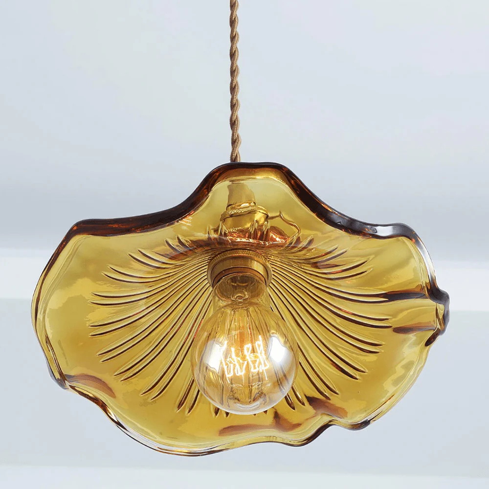 Vintage Hibiscus Pendant Light - Image 11