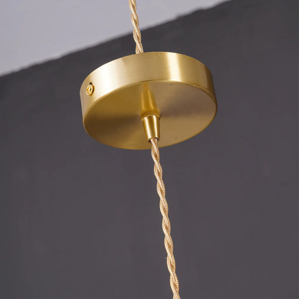 Vintage Hibiscus Pendant Light - Image 13