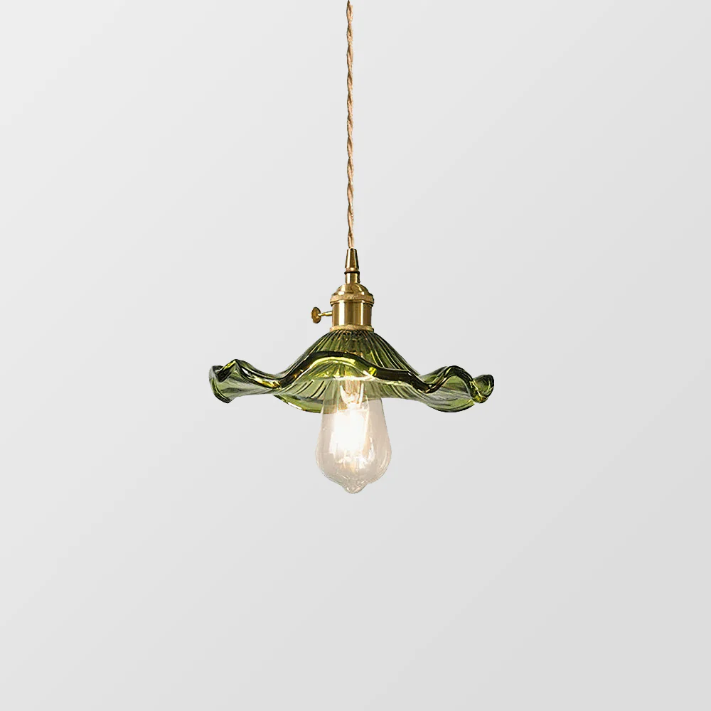 Vintage Hibiscus Pendant Light - Image 14