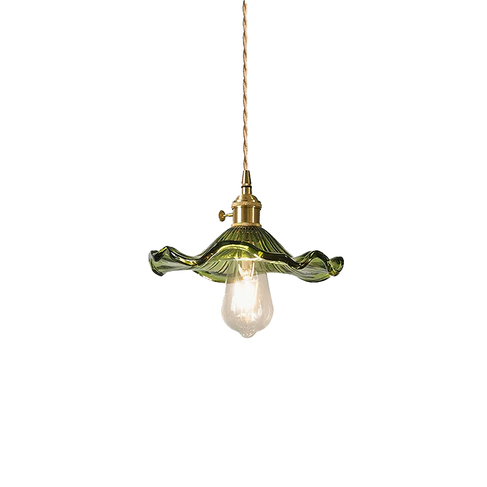 Vintage Hibiscus Pendant Light - Image 15