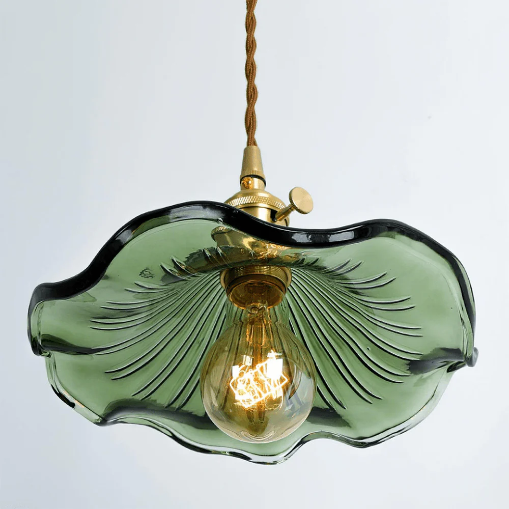 Vintage Hibiscus Pendant Light - Image 5