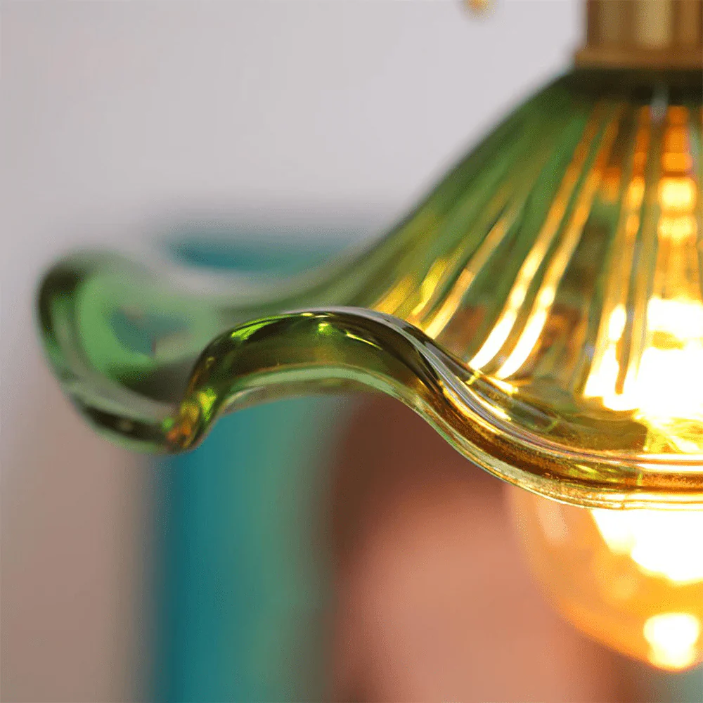 Vintage Hibiscus Pendant Light - Image 6