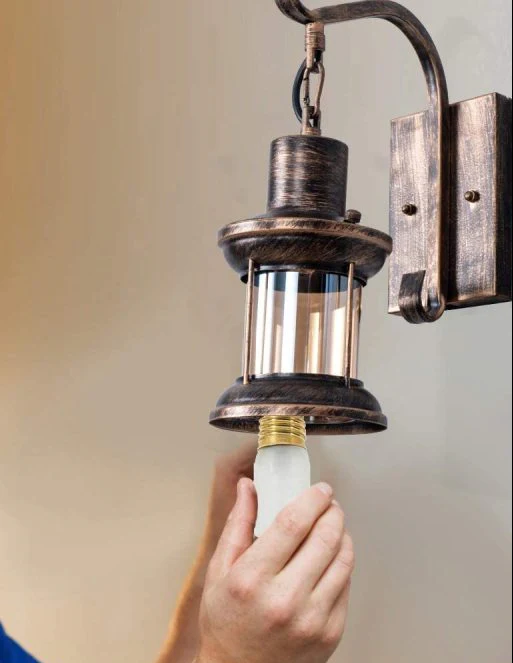 Vintage Industrial Wall Lantern - Image 5