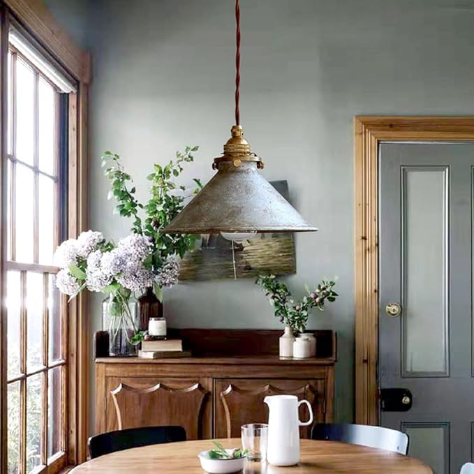 Vintage Rustic Pendant Light Industrial Hanging Ceiling Lamp