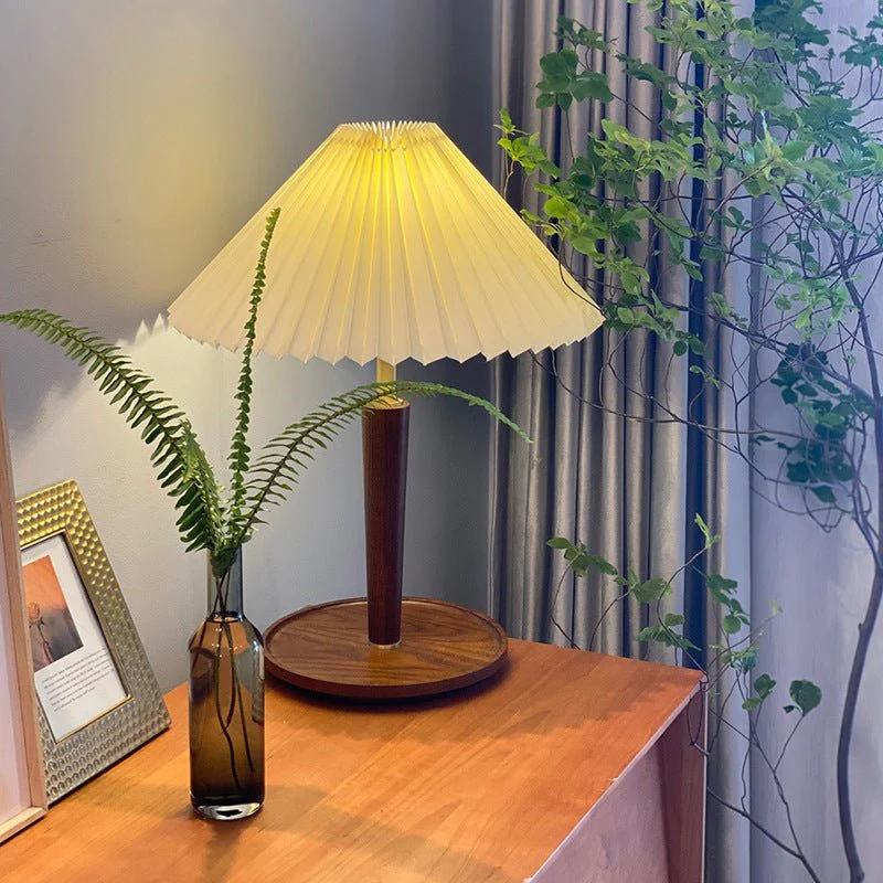 Vintage Wooden Table Lamp - Image 9