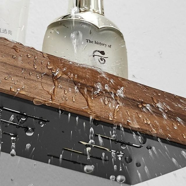 Wall Bathroom Shelf No Drill Storage Rack - Image 5